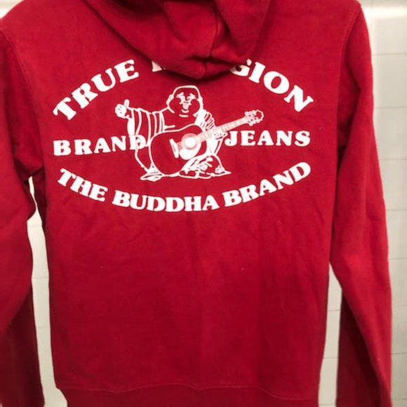 CLASSIC ICONIC TRUE RELIGION  ZIP UP HOODIE - Picture 5 of 8